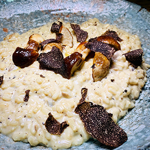 arroz trufa boletus